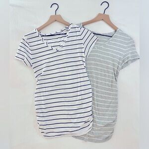 Isabel Maternity by Ingrid & Isabel Striped T-Shirt Bundle (Target) – Size S